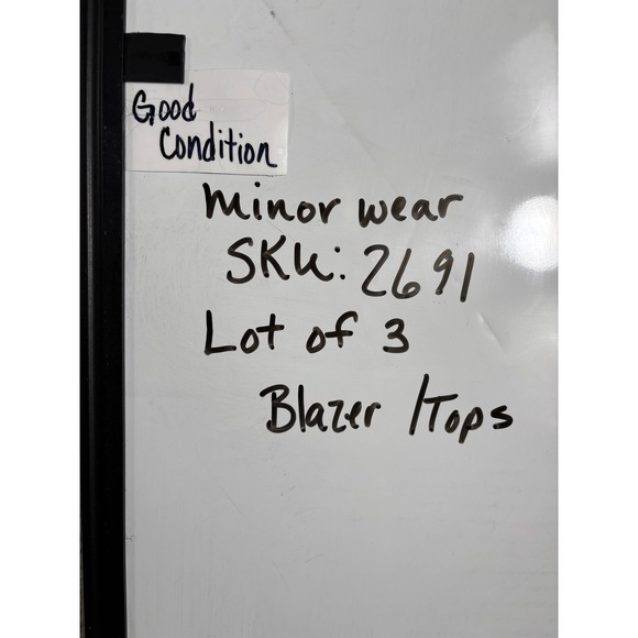 Chicos Lot of 3 Tops Blazer Size 2 Travelers Animal Print Abstract Button Down - Picture 2 of 16